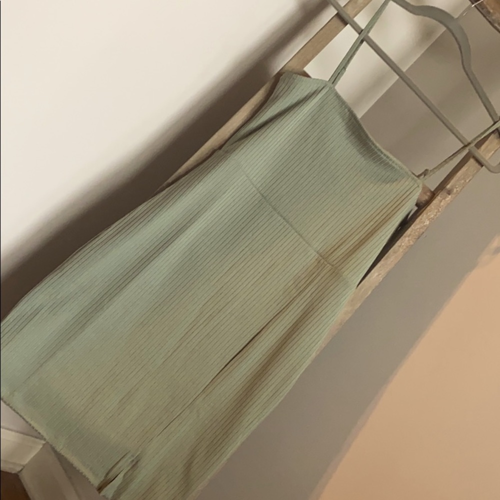 Forever 21 green tight mini dress